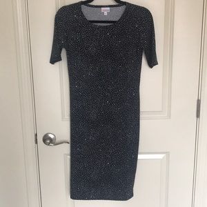 LuLaRoe Never Worn Polka dot slim fitting dress